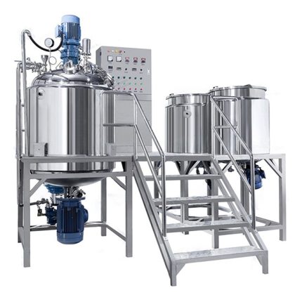 stationary vacuum homogenizing emulsifier